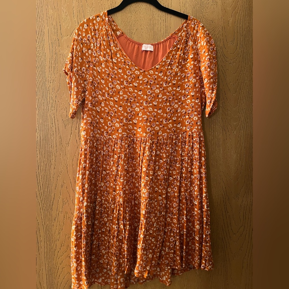Pink lily Perfect Autumn dress